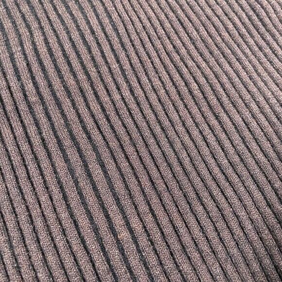 Varley Women Medium Carmen Zip Through Rib Knit Pullover Sweater Cardigan Brown - Picture 9 of 12